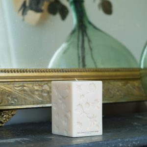 bougie artisanale étincelante décoration intérieure